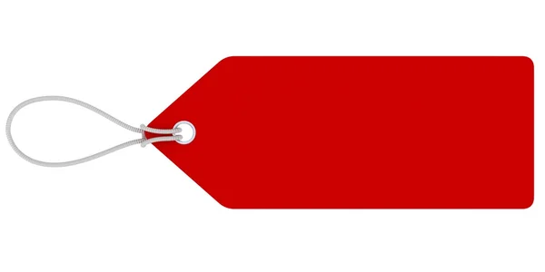 boş kırmızı fiyat etiketi
