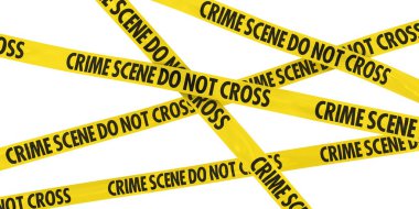 Crime Scene Do Not Cross Barrier Tape Background clipart