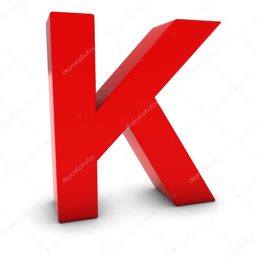 letra k 3d letra k 3d