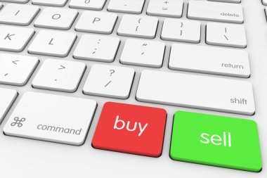 Beyaz Klavyede Bilgisayar Anahtarları Satın Al ve Sat