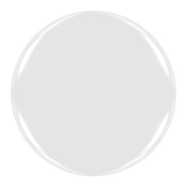 boş beyaz rozet beyaz üzerine izole