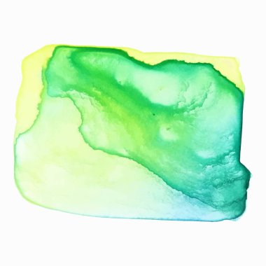 Suluboya fırça darbesi kağıt dokusu vektörü sancak, poster, duvar kağıdı için beyaz arkaplan üzerine izole sıçrama.