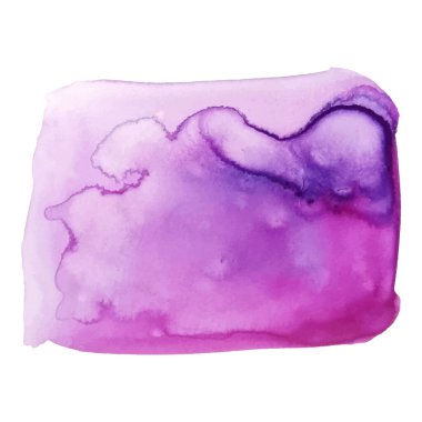 Suluboya fırça darbesi kağıt dokusu vektörü sancak, poster, duvar kağıdı için beyaz arkaplan üzerine izole sıçrama.