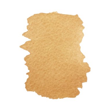 Metin tasarımı, web, etiket için beyaz arkaplan üzerine izole edilmiş suluboya el resmi kağıt deseni lekesi.