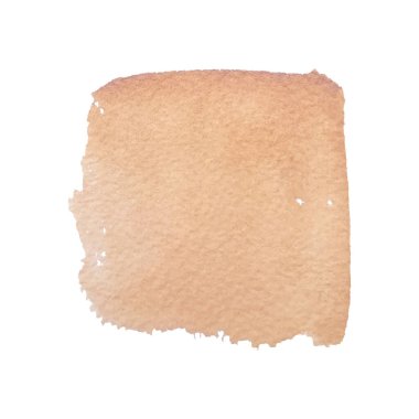 Metin tasarımı, web, etiket için beyaz arkaplan üzerine izole edilmiş suluboya el resmi kağıt deseni lekesi.