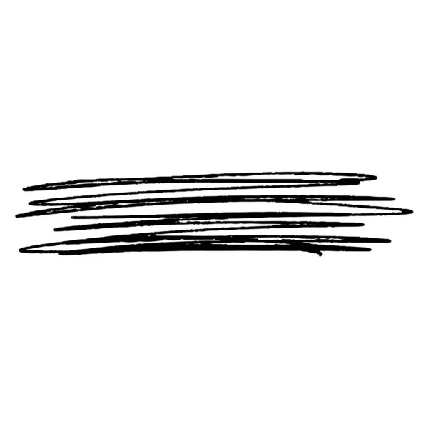 Scribble černé pozadí, zvýrazňovač textu. Vektorová ilustrace — Stockový vektor