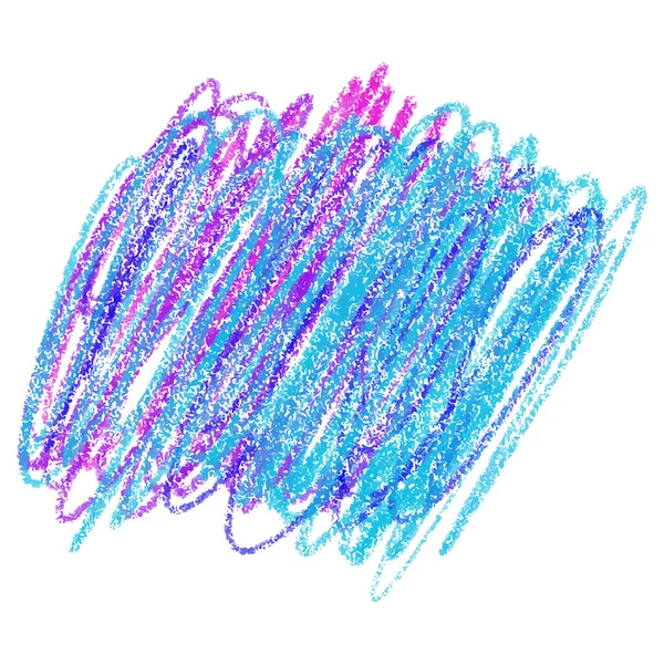 Χρώμα μολυβιού. Παιδικό ζωγραφισμένο στο χέρι στοιχείο. Στοιχείο Grunge για σχεδιασμό χαρτιού. — Διανυσματικό Αρχείο