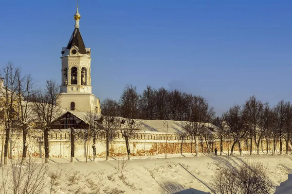 Vladimir City Soleado Día Invierno Monasterio Natividad Virgen Vladimir — Foto de Stock