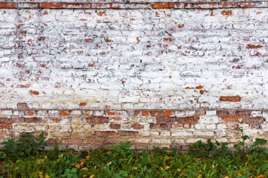 eski tuğla duvar, arkaplan, doku