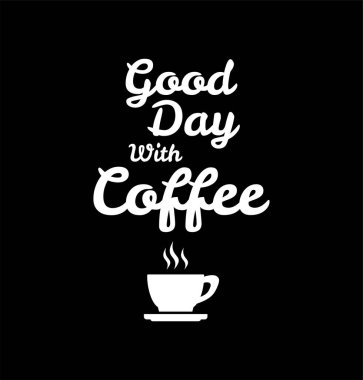 Kahve tipografisinin tipografi vektörü, kahve şablonu, kahve dükkanı, kahve şirketi, kahve deposu, dükkan şablonları, kafe tipografisi vs. için mükemmel.