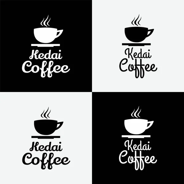 Typography Vector Graphic Coffee Typography Coffee Template Perfect Coffee Shop — Stock Vector