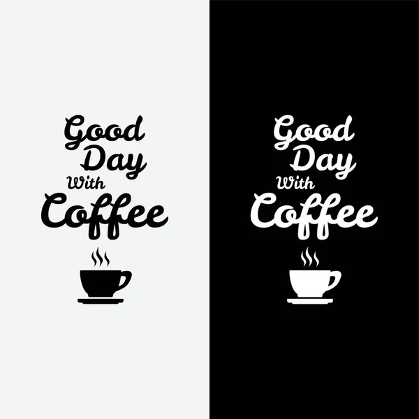 Typografie Vector Grafisch Van Koffie Typografie Koffie Template Perfect Voor — Stockvector