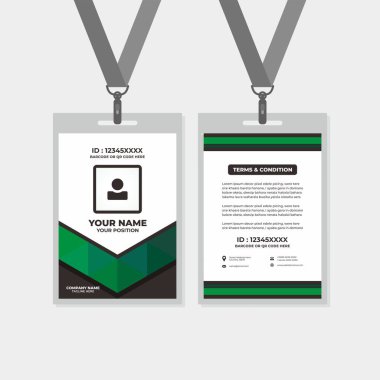 kimlik kartının tasarım şablonu, isim etiketi, komite, ofis, üye, şirket, kimlik, personel vb.