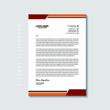 Antetin çizim vektör grafiği, antetli şablon için mükemmel, antetli iş, antetli ofis, ofis kırtasiyesi, ofis ihtiyaçları, çalışanlar, vs.