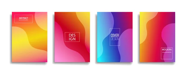 Ljus Gradient Färg Abstrakt Linje Mönster Bakgrund Täcka Design Modern — Stock vektor