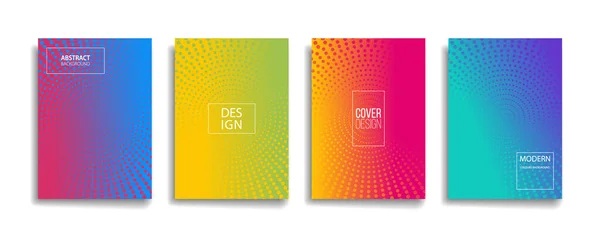 Dégradé Lumineux Couleur Abstrait Ligne Motif Fond Couverture Conception Design — Image vectorielle