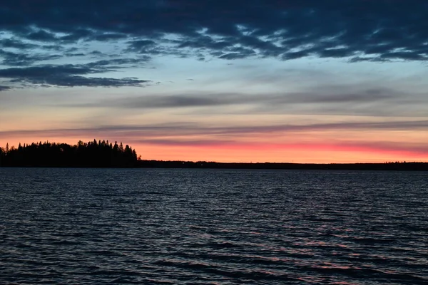 Dawn Alberta Lake — Stock Photo, Image