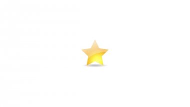 beş altın strar 4k animasyon arka plan