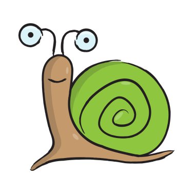 sevimli çizgi sümük komik hayvan vektör