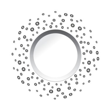 abstract modern business silver dotted background 