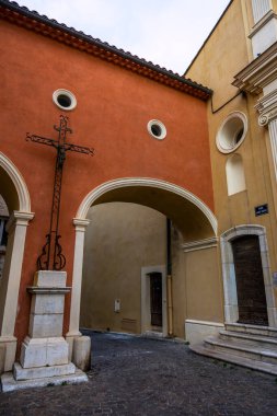 Fransa 'daki Fransız Rivierası' ndaki Antibes Katedrali