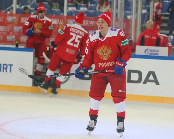Russische Federatie Sint Petersburg Gazprom Arena Hockey Channel One Cup — Stockfoto