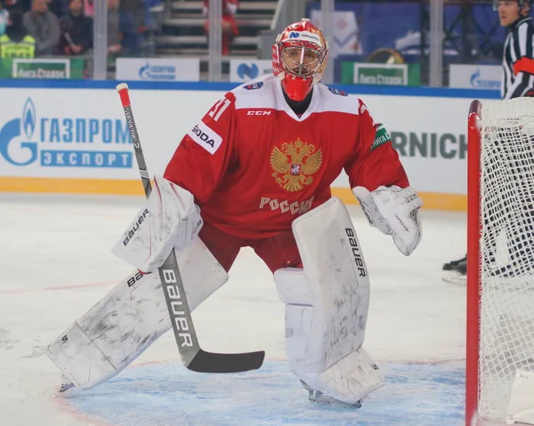 Federação Russa São Petersburgo Arena Gazprom Hóquei Channel One Cup — Fotografia de Stock