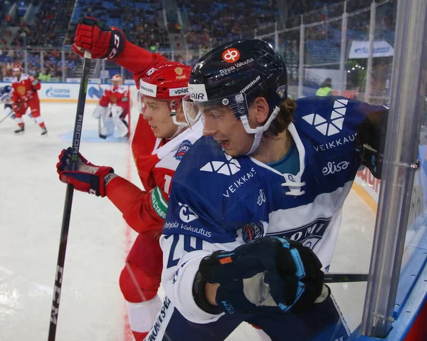 Federación Rusa San Petersburgo Arena Gazprom Hockey Channel One Cup — Foto de Stock