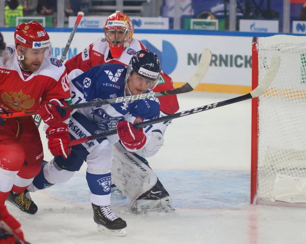 Federación Rusa San Petersburgo Arena Gazprom Hockey Channel One Cup — Foto de Stock