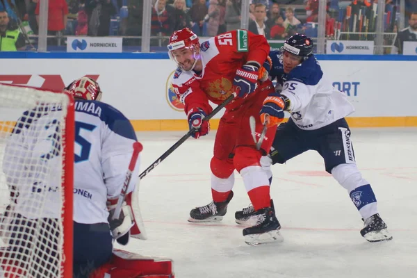 Federação Russa São Petersburgo Arena Gazprom Hóquei Channel One Cup — Fotografia de Stock