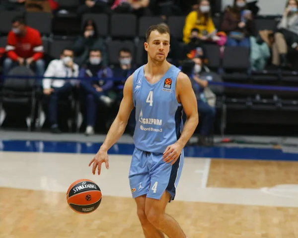 Fédération Russie Saint Pétersbourg Palais Des Sports Sibur Basketball Euroleague — Photo