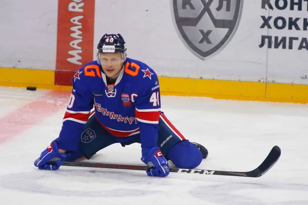 Från Ryska Federationen Sankt Petersburg Sportpalatset Hockey Kontinentala Hockeyligan Vanligt — Stockfoto