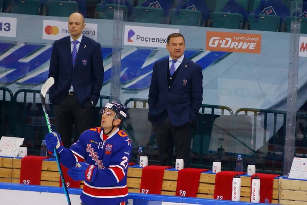 Från Ryska Federationen Sankt Petersburg Sportpalatset Hockey Kontinentala Hockeyligan Vanligt — Stockfoto