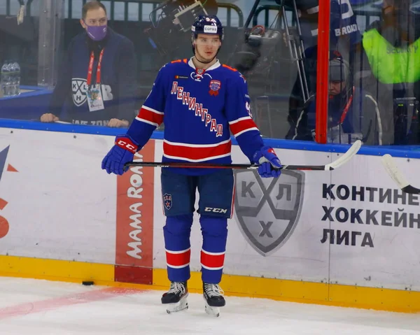 Från Ryska Federationen Sankt Petersburg Sportpalatset Hockey Kontinentala Hockeyligan Vanligt — Stockfoto