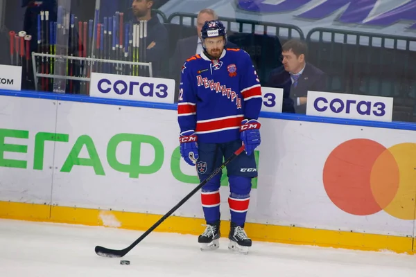 Federación Rusa San Petersburgo Palacio Deportes Hielo Hockey Liga Kontinental — Foto de Stock