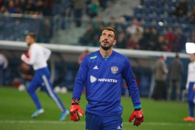 Rusya Federasyonu. Saint-Petersburg 'da. Gazprom Arena 'da. Futbol mu? 2020 Avrupa Şampiyonası elemeleri. 9 rauntluk grup I. Rusya Milli Takımı Belçika Milli Takımı. Rusya milli takımının oyuncusu Soslan Dzhanaev