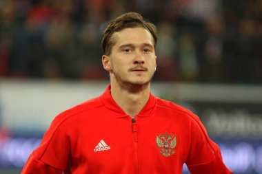 Rusya Federasyonu. Saint-Petersburg 'da. Gazprom Arena 'da. Futbol mu? 2020 Avrupa Şampiyonası elemeleri. 9 rauntluk grup I. Rusya Milli Takımı Belçika Milli Takımı. Rusya Milli Futbol Takımı oyuncusu Alexey Miranchuk