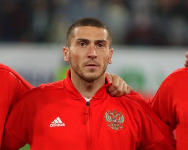 Rusya Federasyonu. Saint-Petersburg 'da. Gazprom Arena 'da. Futbol mu? 2020 Avrupa Şampiyonası elemeleri. 9 rauntluk grup I. Rusya Milli Takımı Belçika Milli Takımı. Rusya Milli Futbol Takımı oyuncusu Alexey Ionov