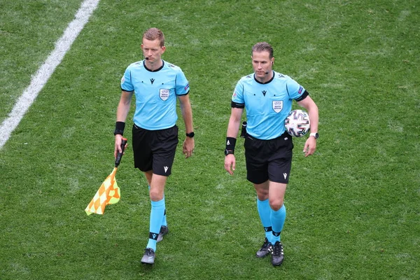 São Petersburgo Rússia Junho 2021 Futebol Campeonato Europeu Futebol 2020 — Fotografia de Stock