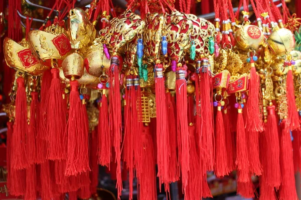 Chinesische Glücksbringer Hängend Nach Glück Und Reichtum — Stockfoto