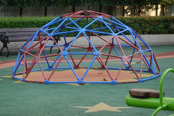 Bunter Spielplatz Für Kinder Park Kinderecke — Stockfoto