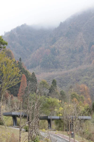 秋の渓谷の風景 — ストック写真