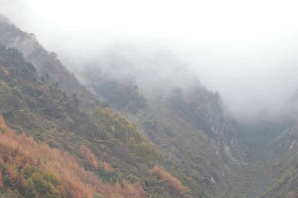 秋天的山景 — 图库照片