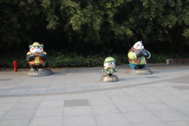 Manzara Chengdu Panda Üssü, Çin
