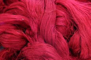 Soyut Arkaplan için Kırmızı İplik Deseni ve Deseni