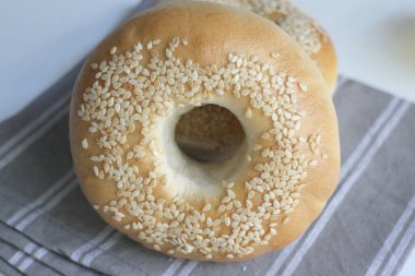 Close up Bagel Bread 