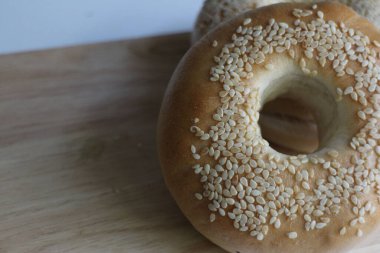 Close up Bagel Bread 