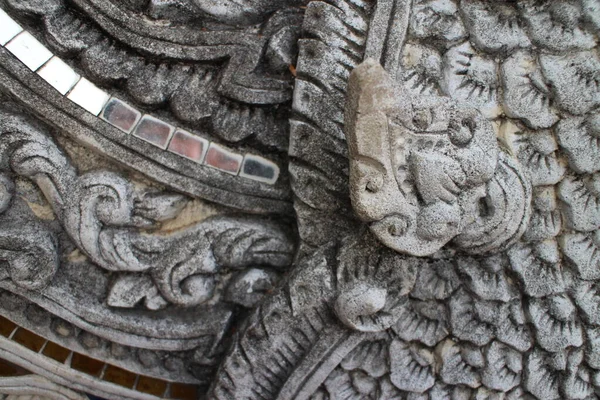 Close Thai Ornament Stucco — Stock fotografie