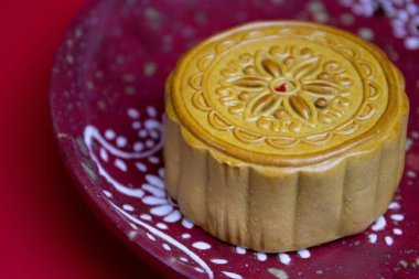 Sonbahar Festivali 'ni kutlamak için Çin Ay Pastası' nı kapatın.