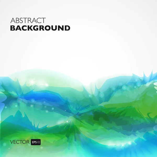 Vector abstract background with waves. — Stock Vector